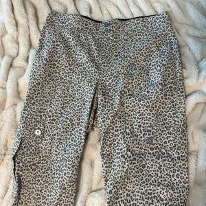 Democracy Ab Technology leopard print pants size 6